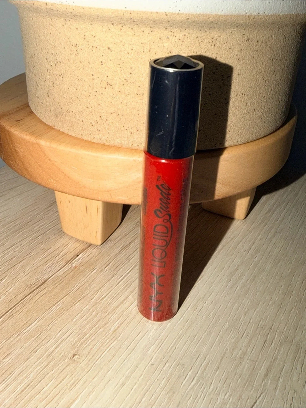 NYX Liquid Suede Cream Lipstick — Vintage Red